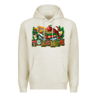 Oatmeal Heather Christmas Teacher Premium Hoodie - FaDigitalArtStudio