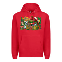 Red Christmas Teacher Premium Hoodie - FaDigitalArtStudio