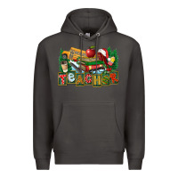 Smoke Christmas Teacher Premium Hoodie - FaDigitalArtStudio