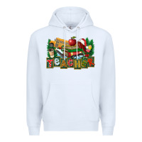 White Christmas Teacher Premium Hoodie - FaDigitalArtStudio
