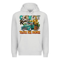 Dove Grey country roads take me home vintage truck Premium Hoodie - Jasminsmagicworld