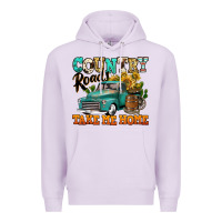 Lilac country roads take me home vintage truck Premium Hoodie - Jasminsmagicworld