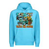Ocean Blue country roads take me home vintage truck Premium Hoodie - Jasminsmagicworld