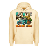 Pina Colada country roads take me home vintage truck Premium Hoodie - Jasminsmagicworld