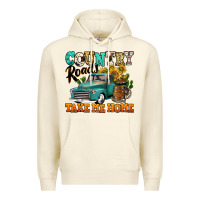 Sandshell country roads take me home vintage truck Premium Hoodie - Jasminsmagicworld
