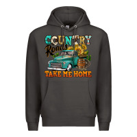 Smoke country roads take me home vintage truck Premium Hoodie - Jasminsmagicworld