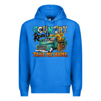 True Royal country roads take me home vintage truck Premium Hoodie - Jasminsmagicworld