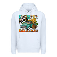 White country roads take me home vintage truck Premium Hoodie - Jasminsmagicworld