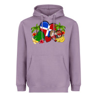 Lavender dominican republic hearts Heavyweight Hoodie - Artiststas