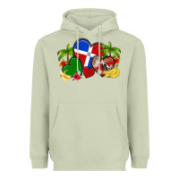 Matcha dominican republic hearts Heavyweight Hoodie - Artiststas