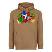 Toasted Coconut dominican republic hearts Heavyweight Hoodie - Artiststas