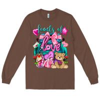 Chestnut Loads of love truck Valentine's Day Long Sleeve Tee - HowdyJamesFarm