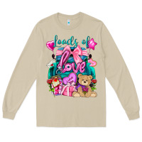 Mushroom Loads of love truck Valentine's Day Long Sleeve Tee - HowdyJamesFarm