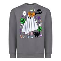 Storm cute ghost halloween Heavyweight Sweatshirt - BundleAndBundleShop