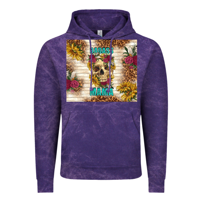 Badass Mama With Flowers Vintage Hoodie by TumblerDesignByShophia | Teevron