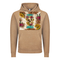 Vintage Coffee badass mama with flowers Vintage Hoodie - TumblerDesignByShophia