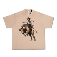 Burro Cowboy bull rodeo Urban Heavy Tee - HowdyJamesFarm