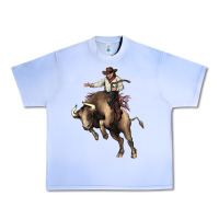 Grape Ice Cowboy bull rodeo Urban Heavy Tee - HowdyJamesFarm