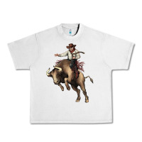Lunar Rock Cowboy bull rodeo Urban Heavy Tee - HowdyJamesFarm