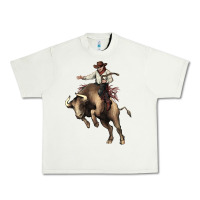 Cowboy Bull Rodeo Urban Heavy Tee | Teevron