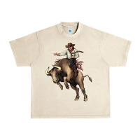 Sandshell Cowboy bull rodeo Urban Heavy Tee - HowdyJamesFarm