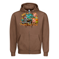 Chestnut Farm Happy Fall Y'all Zipper Hoodie - CowhideDigitalArt