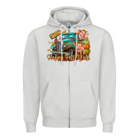 Dove Grey Farm Happy Fall Y'all Zipper Hoodie - CowhideDigitalArt