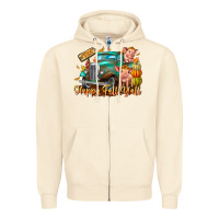 Sandshell Farm Happy Fall Y'all Zipper Hoodie - CowhideDigitalArt