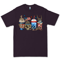Plum 4th of july skeleton coffee cups Premium Tee - Jasminsmagicworld