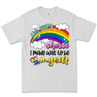 Dove Grey the only choice i made was to be myself Premium Tee - Artiststas