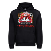 Black merry christmas truck snowman Urban Hoodie - BarkalooDesign