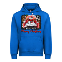 Cobalt merry christmas truck snowman Urban Hoodie - BarkalooDesign