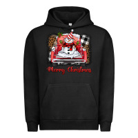 Pigment Black merry christmas truck snowman Urban Hoodie - BarkalooDesign