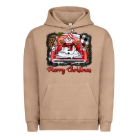 Pigment Burro merry christmas truck snowman Urban Hoodie - BarkalooDesign
