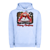 Pigment Grape Ice merry christmas truck snowman Urban Hoodie - BarkalooDesign