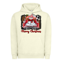 Pigment Pistachio merry christmas truck snowman Urban Hoodie - BarkalooDesign