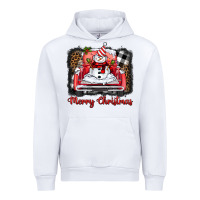 White merry christmas truck snowman Urban Hoodie - BarkalooDesign