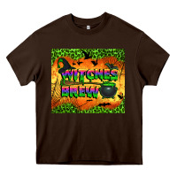 Chocolate Brown witches brew tumbler Heavy Core Tee - BundleAndBundleShop