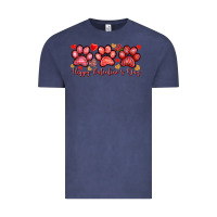 Vintage Denim Happy Valentine's Day paws Valentine's Day Vintage Tee - HowdyJamesFarm