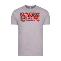 Vintage Zinc Happy Valentine's Day paws Valentine's Day Vintage Tee - HowdyJamesFarm