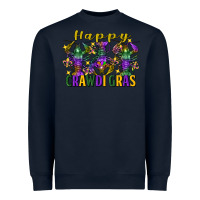 Navy happy crawdi gras mardi gras crawfish Heavyweight Sweatshirt - FaDigitalArtStudio