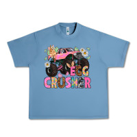 Pebble Blue Egg crusher Easter Day Urban Heavy Tee - HowdyJamesFarm