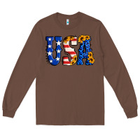 Chestnut usa western font Long Sleeve Tee - Jasminsmagicworld