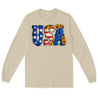 Mushroom usa western font Long Sleeve Tee - Jasminsmagicworld