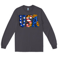 Smoke usa western font Long Sleeve Tee - Jasminsmagicworld