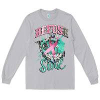 Moon Dust refuse to sink cancer Long Sleeve Tee - CowGirlArtShop