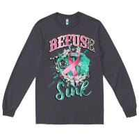 Smoke refuse to sink cancer Long Sleeve Tee - CowGirlArtShop