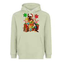 Matcha christmas german shepherd Heavyweight Hoodie - Artiststas