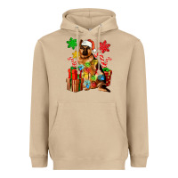 Mushroom christmas german shepherd Heavyweight Hoodie - Artiststas