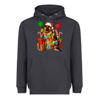 Smoke christmas german shepherd Heavyweight Hoodie - Artiststas